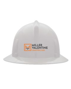 Miller Valentine - MSA V-Gard Full Brim Hat - WHITE